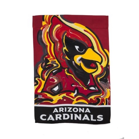Evergreen NFL Arizona Cardinals Suede Flag 12.5 x 18 Inches Indoor Outdoor Decor - Picture 1 of 10